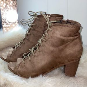 Open Toe Boots